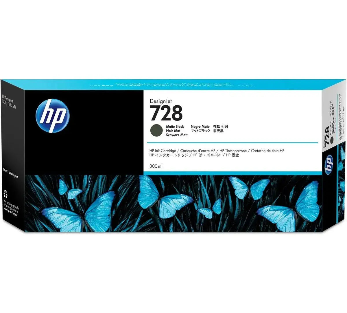 HP 728 Plotter Ink Cartridge for HP Designjet T730 and Designjet T830 MFP - eBuy UAE
